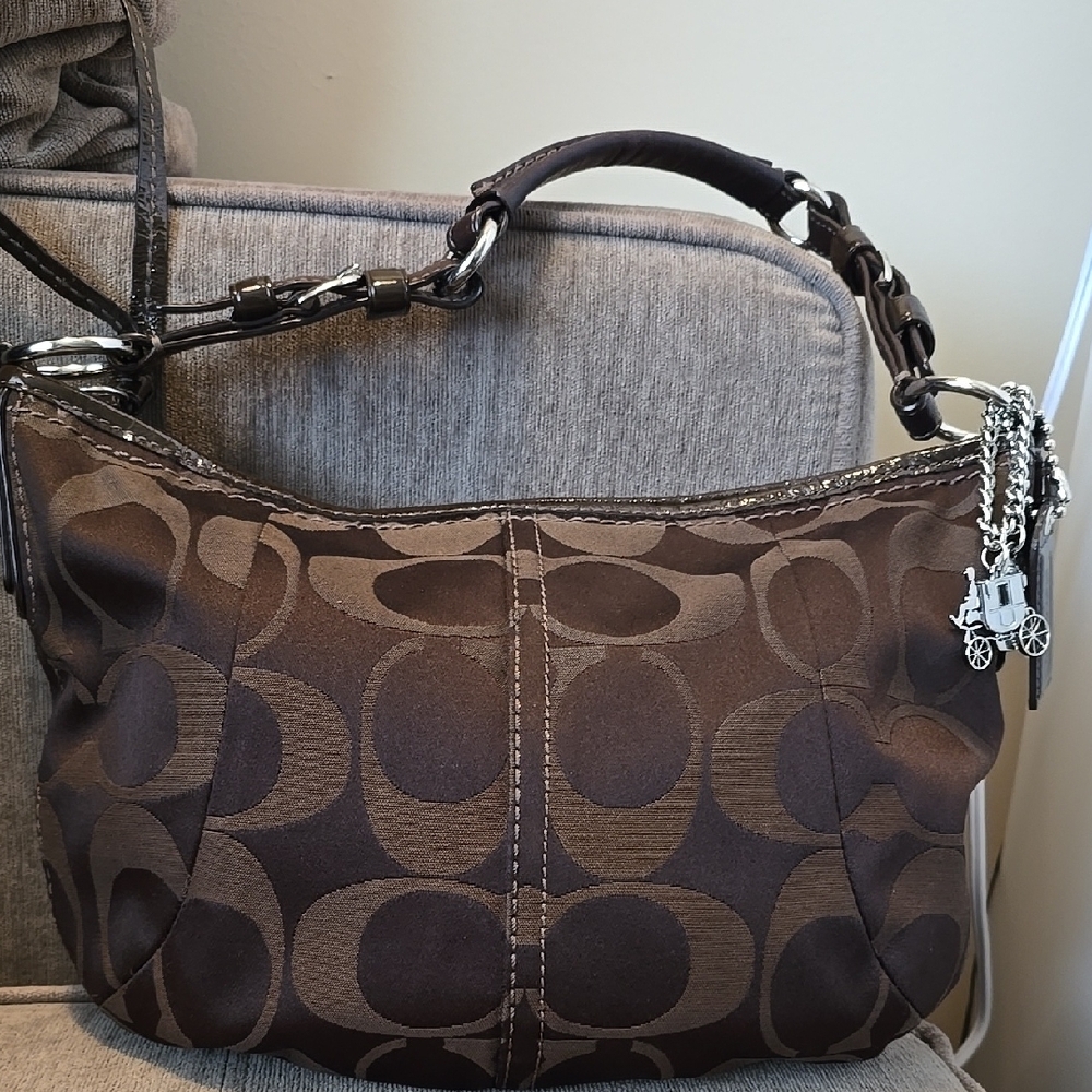 Coach Signature Soho Brown Shoulderbag